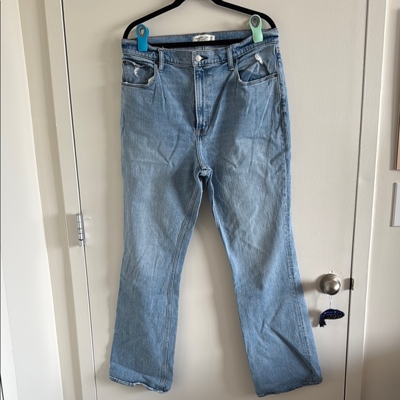 Abercrombie & Fitch Denim - Abercrombie & Fitch Blue Flare Wide Leg Denim